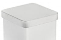 square tin box