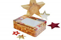 Festive Metal Tin for Christmas 