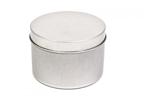 Round tin box