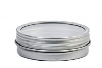 round tin case